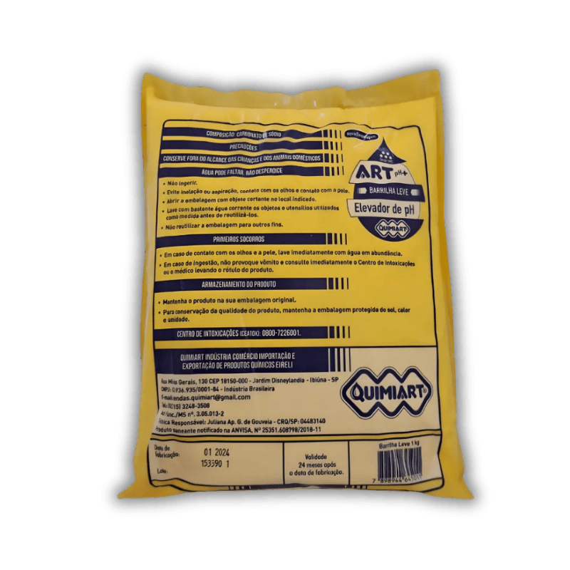 Barrilha Leve 1Kg QUIMIART