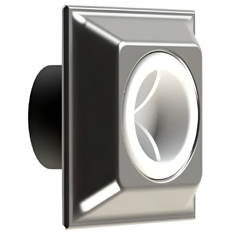 Dispositivo Aspiração Square Inox 50mm INAQUA