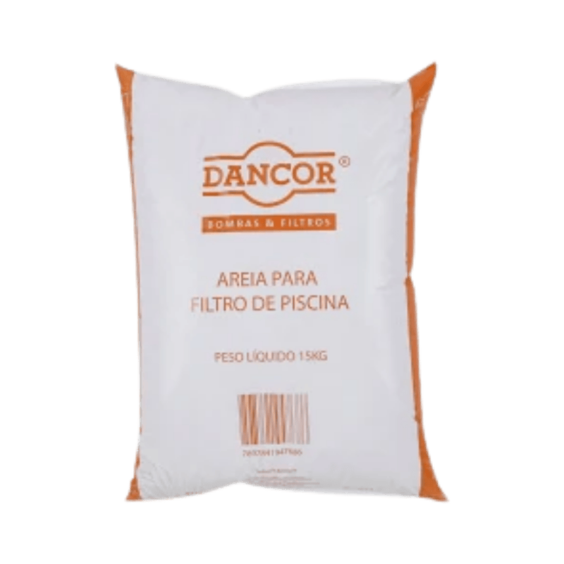 Areia QUARTZ 0.65 A 0.75mm Dancor para Piscina 15 KG